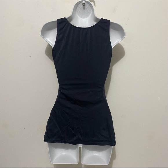 SPANX Assets Black Ruched Tank Size XL - Picture 3 of 4